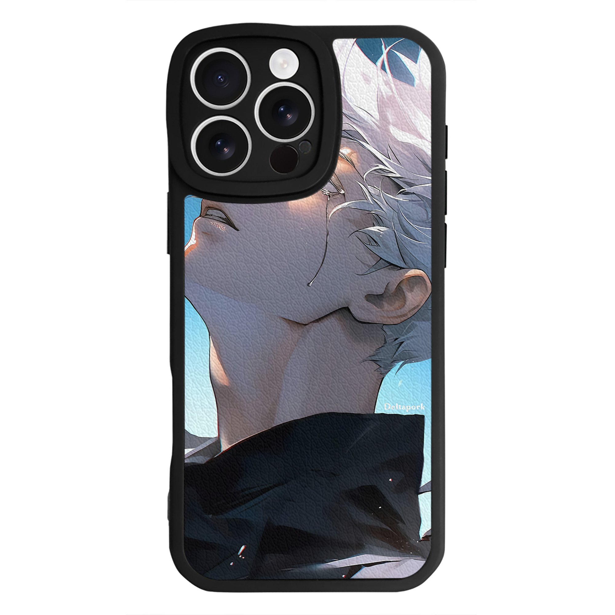 （画像用） 呪術廻戦 Jujutsu Kaisen 【iPhone 16シリーズ対応】シリコンスマホケース（レザー調） 材質：シリコン